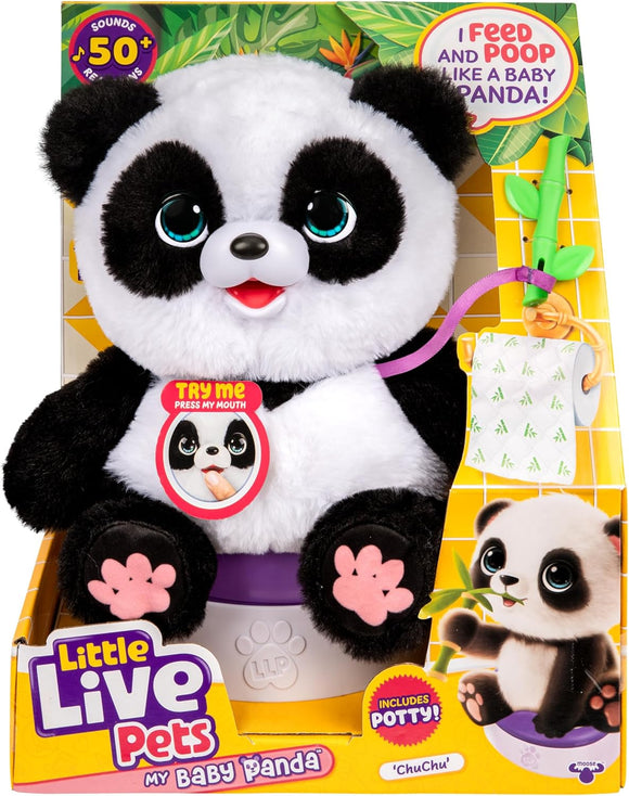 LITTLE LIVE PETS 26676 MY BABY PANDA CHU CHU