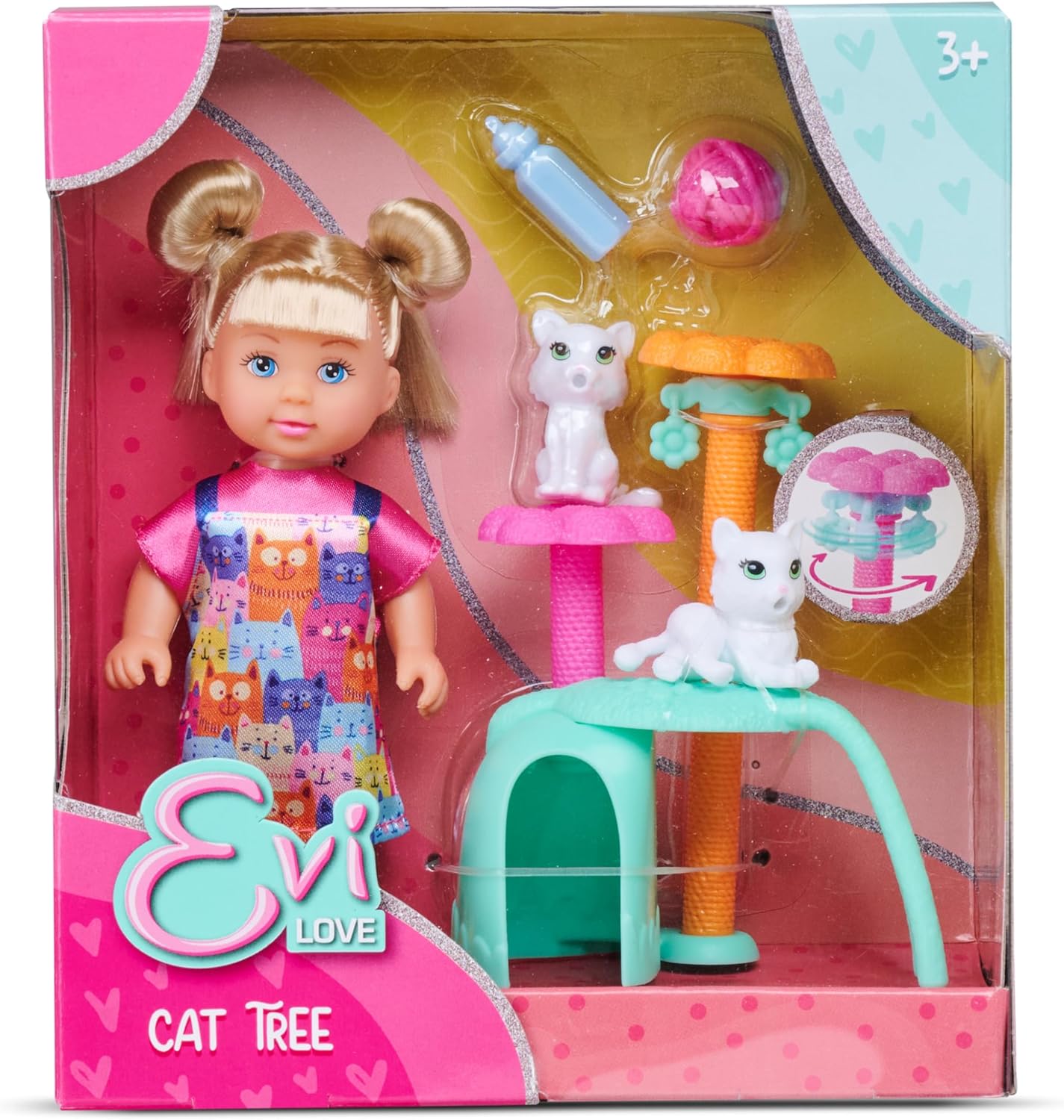 EVI LOVE 105733997 EVI DOLL WITH CAT TREE
