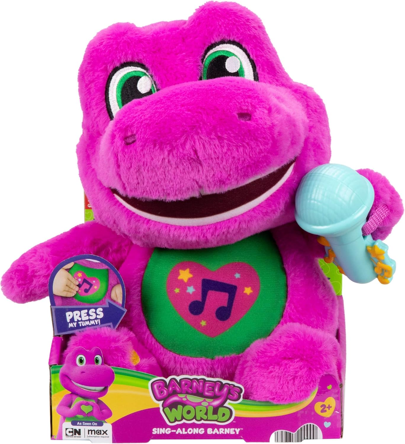 BARNEY'S WORLD JGT51 SING-ALONG BARNEY PLUSH