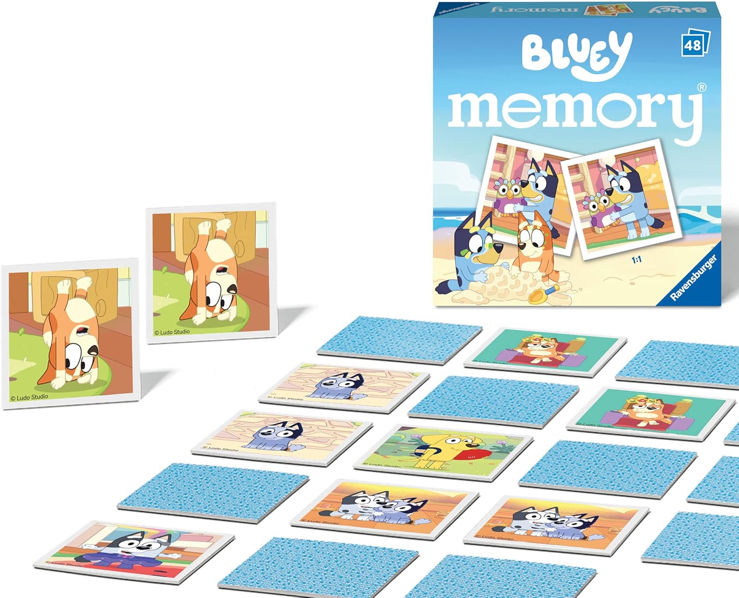 RAVENSBURGER BLUEY MINI MEMORY MATCH GAME