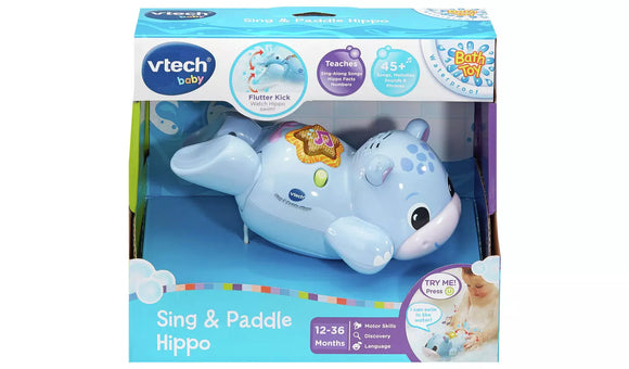 VTECH 574763 SING & PADDLE HIPPO
