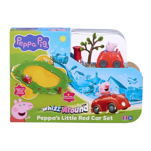 PEPPA PIG 08343 WHIZZ AROUND LITTLE RED CAR TRACK SET