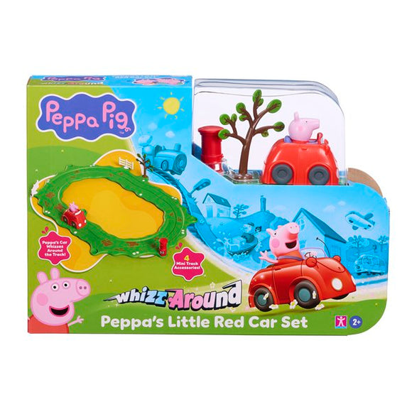 PEPPA PIG 08343 WHIZZ AROUND LITTLE RED CAR TRACK SET