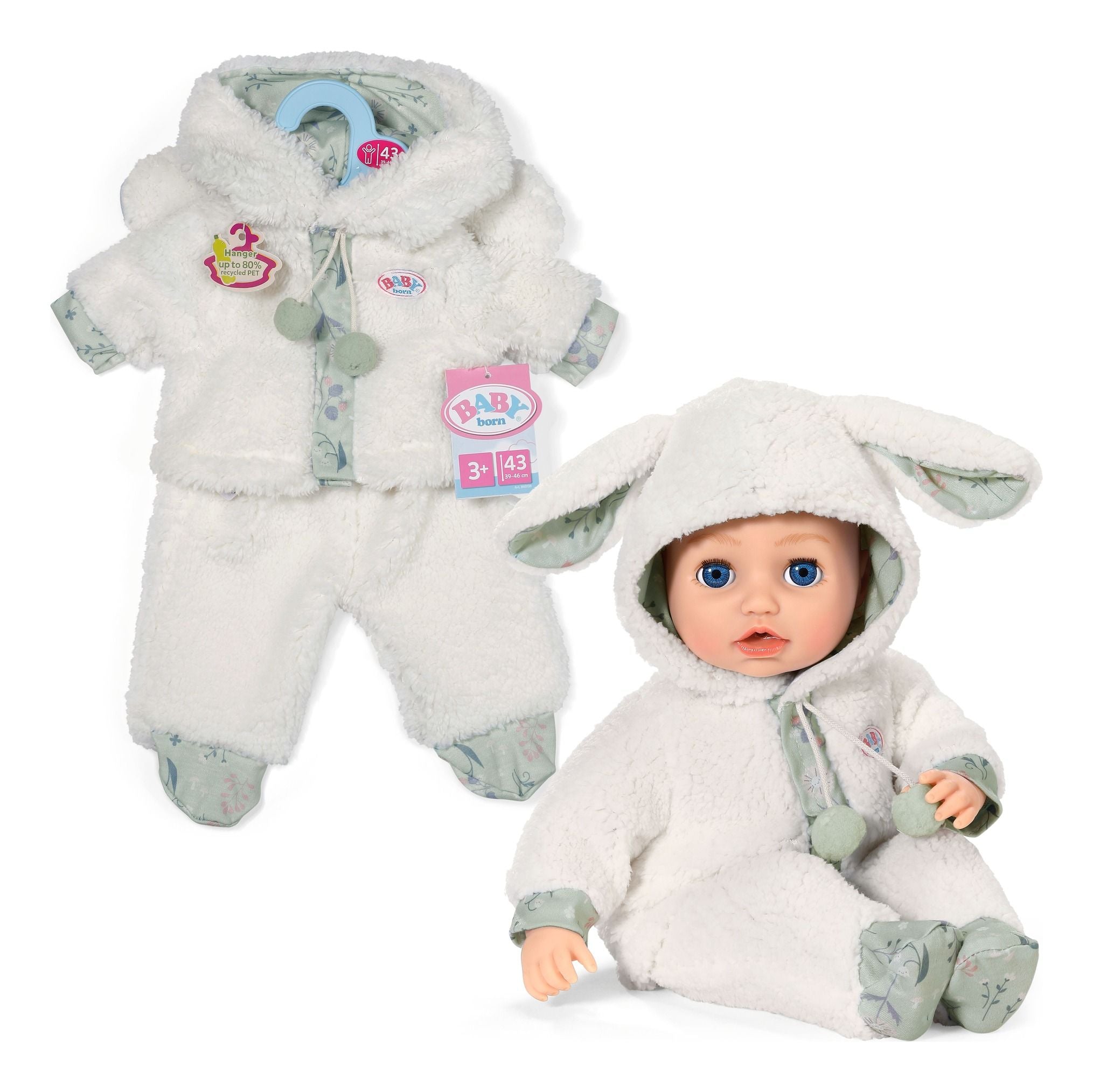 BABY BORN 840139 SHEEP OUTFIT 43CM