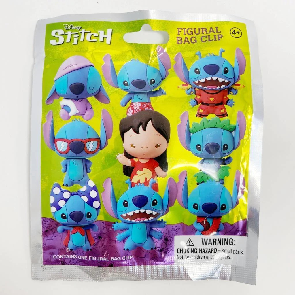 DISNEY STITCH 85150 3D Collectable Keychain (ONE SUPPLIED RANDOM)
