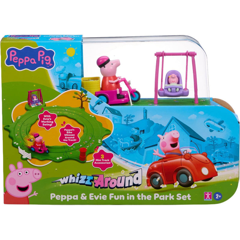 PEPPA PIG 08524 WHIZZ AROUND PEPPA & EVIE FUN IN THE PARK SET