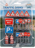 KIDS GLOBE 0280 TRAFFIC SIGNS 25 PACK