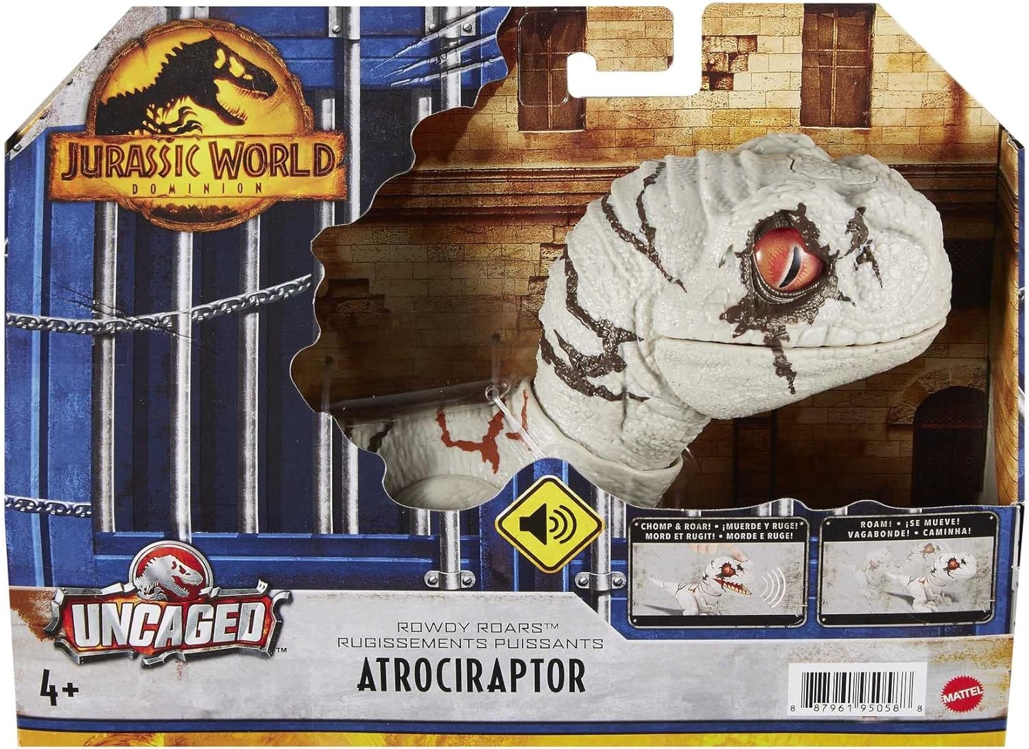 JURASSIC WORLD GWY57 ROWDY ROARS ATROCIRATOR UNCAGED