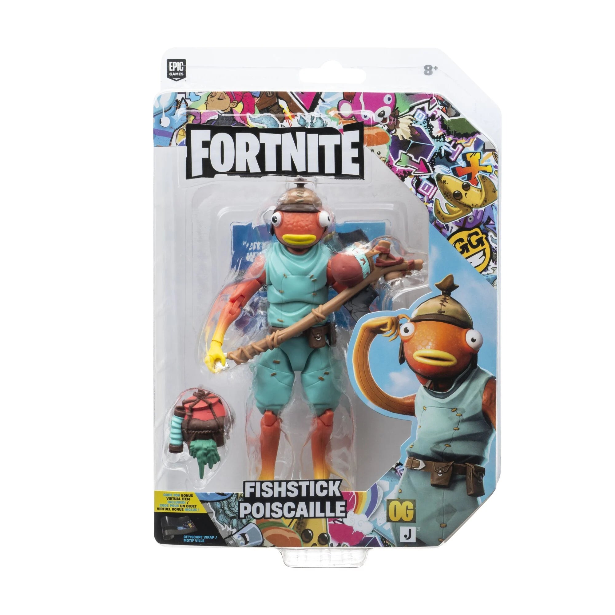 FORTNITE FNT1615 FISHSTICK 6 INCH FIGURE