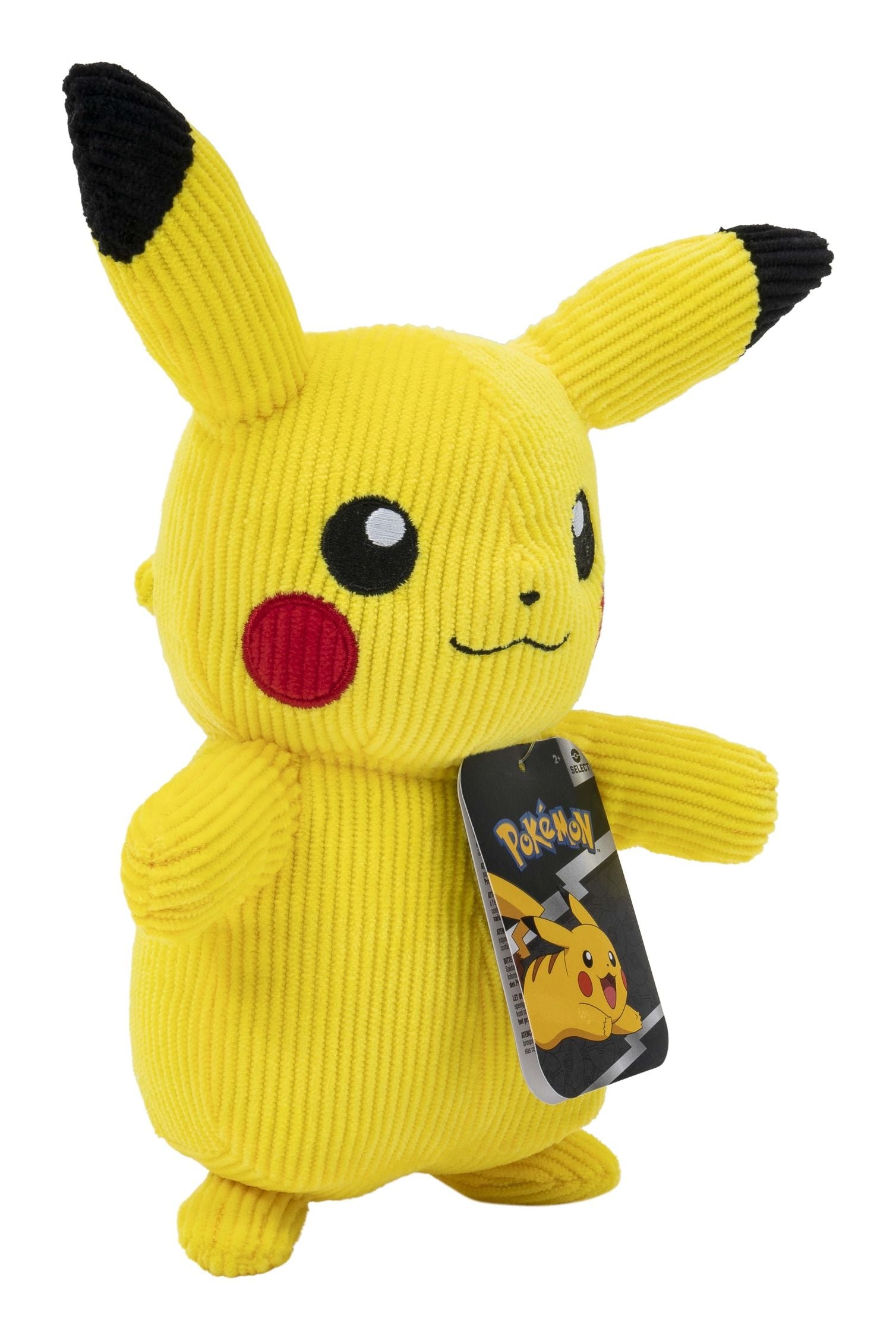 POKEMON PKW2389 PIKACHU 8 INCH CORDUROY SOFT TOY