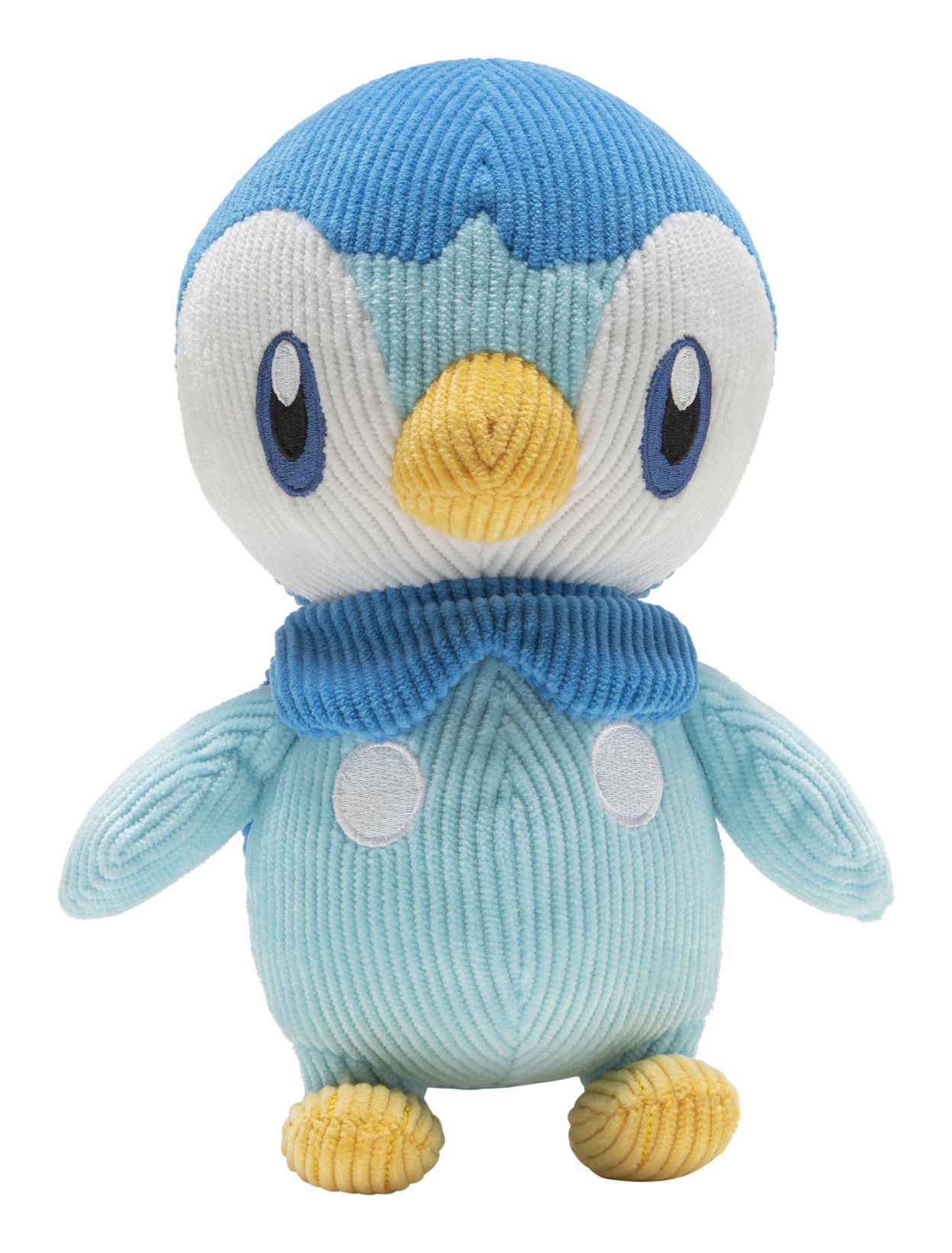 POKEMON PKW2735 PIPLUP 8 INCH CORDUROY PLUSH SOFT TOY
