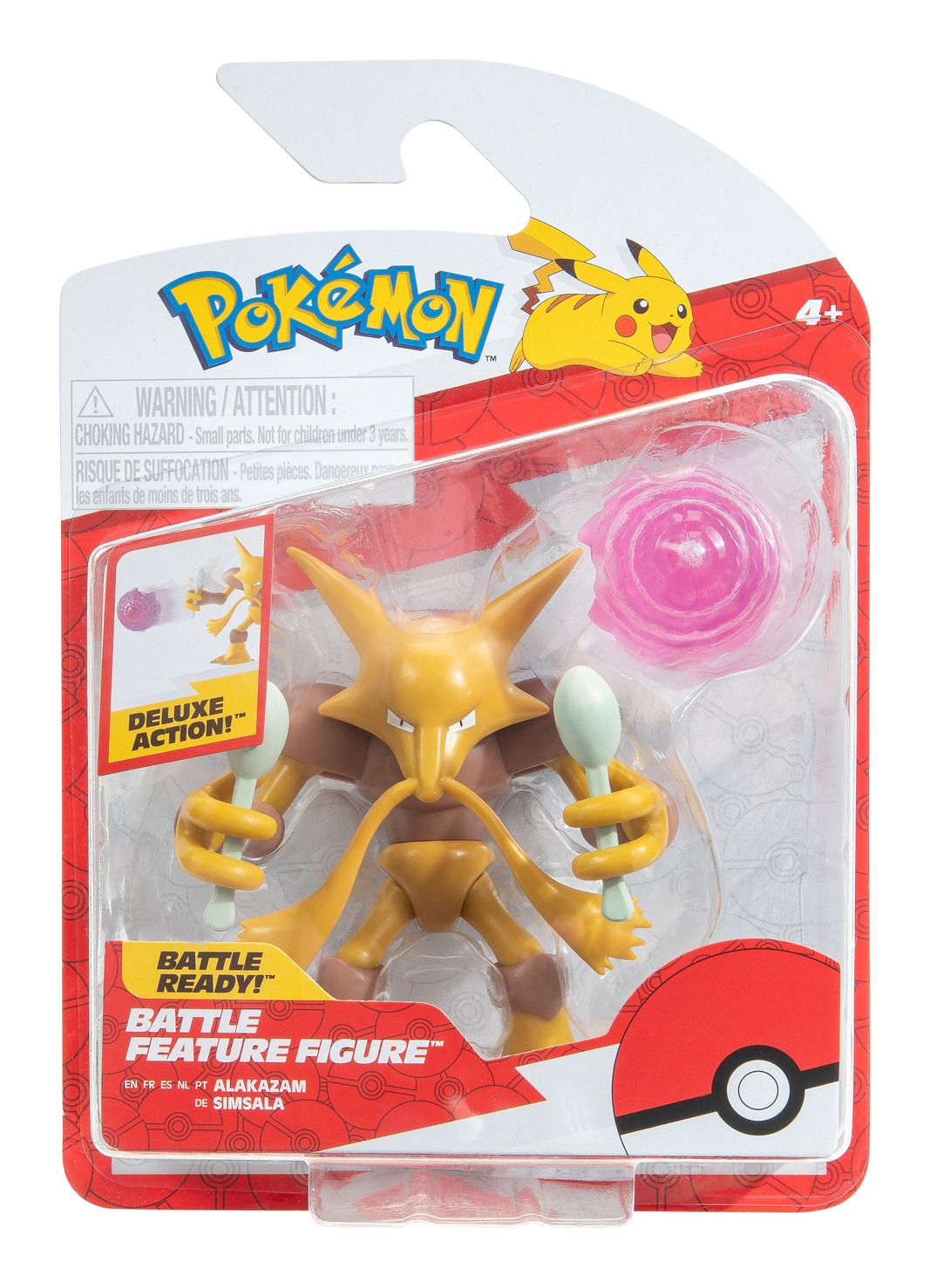 POKEMON PKW3036 ALAKAZAM BATTLE FEATURE FIGURE