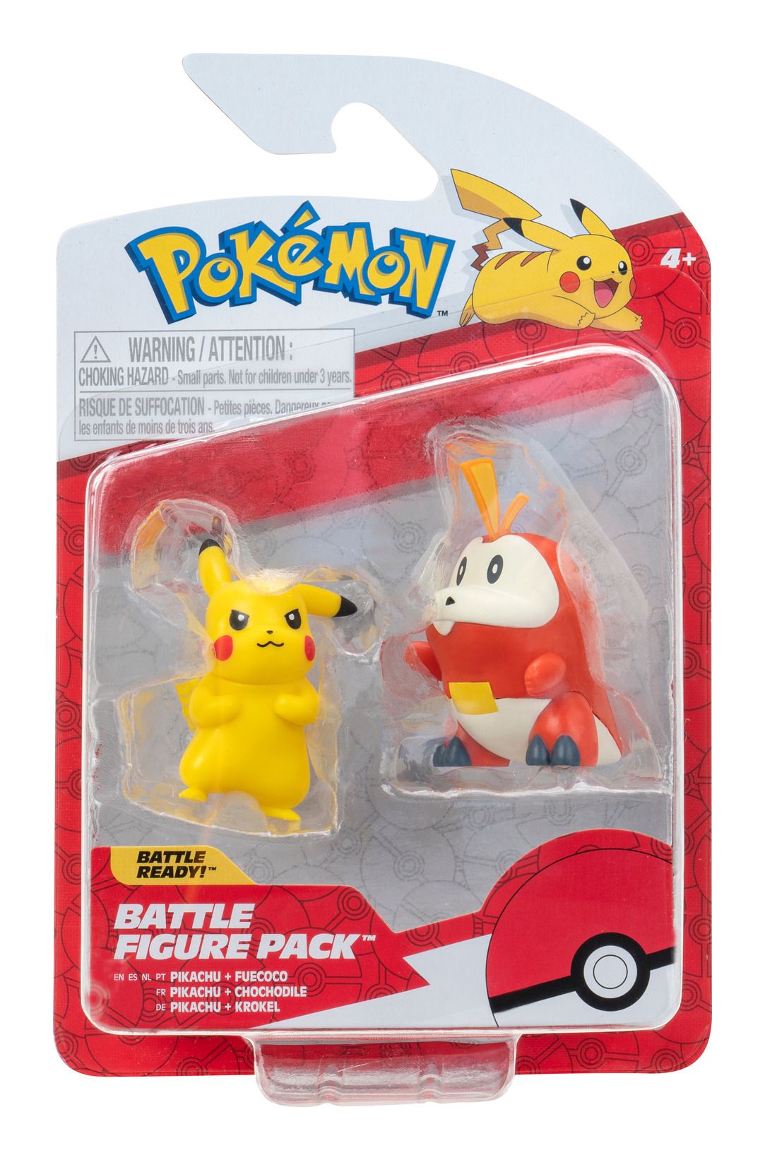 POKEMON PKW3356 PIKACHU + FUECOCO BATTLE FIGURE PACK