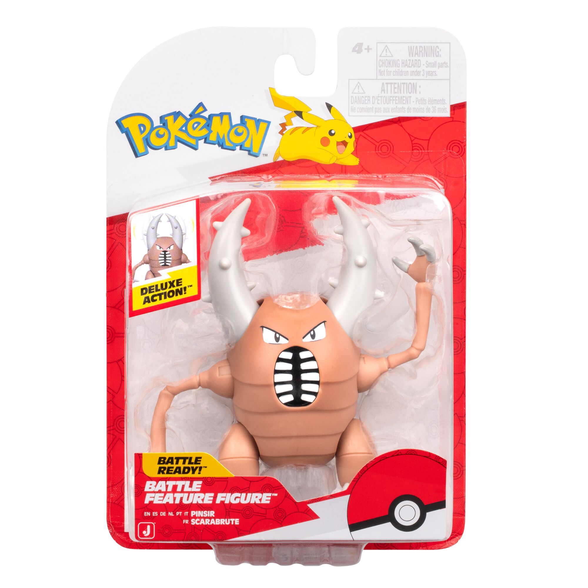 POKEMON PKW4544 PINSIR BATTLE FEATURE FIGURE