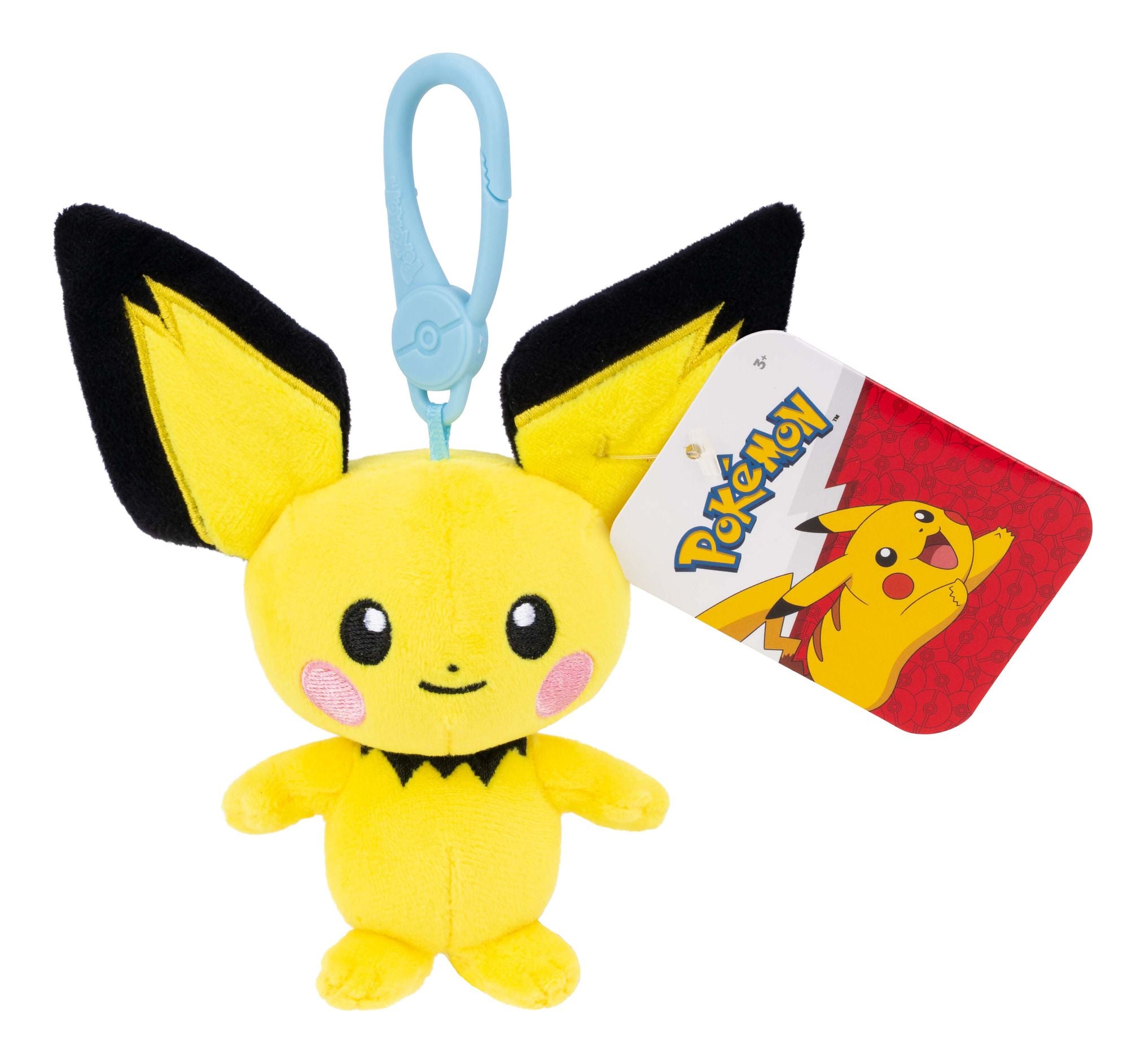 POKEMON PKW4832 PICHU CLIP-ON PLUSH