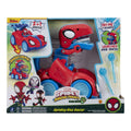 MARVEL SPIDEY AND HIS AMAZING FRIENDS SNF0350 SPIDEY-REX RACER DINO WEBS