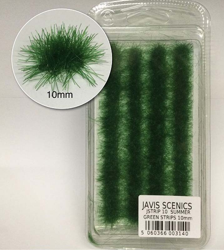 JAVIS SCENICS  JSTRIP 10 SUMMER GREEN STRIPS 10MM