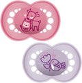 MAM Original Pure Soother 2 Pack 6m+ Pink