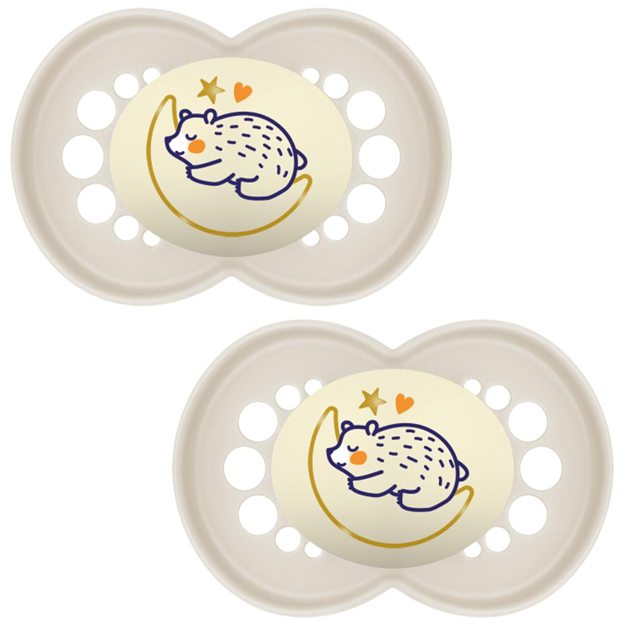 MAM Original Pure Night Soother 6+ Months Glow in the Dark