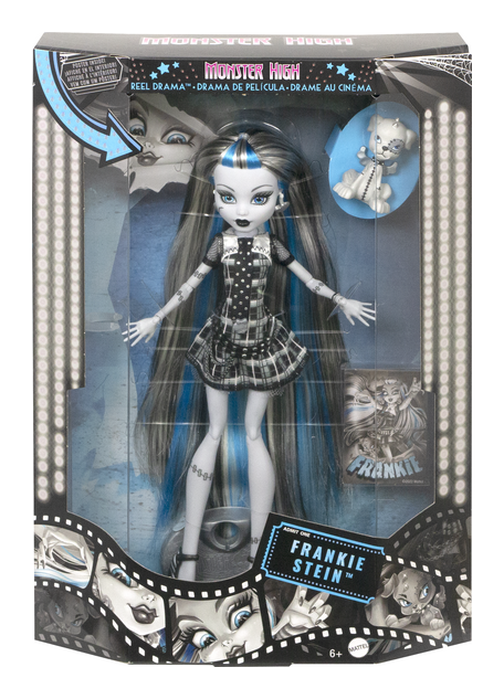 MONSTER HIGH HKN29 FRANKIE STEIN REEL DRAMA DOLL