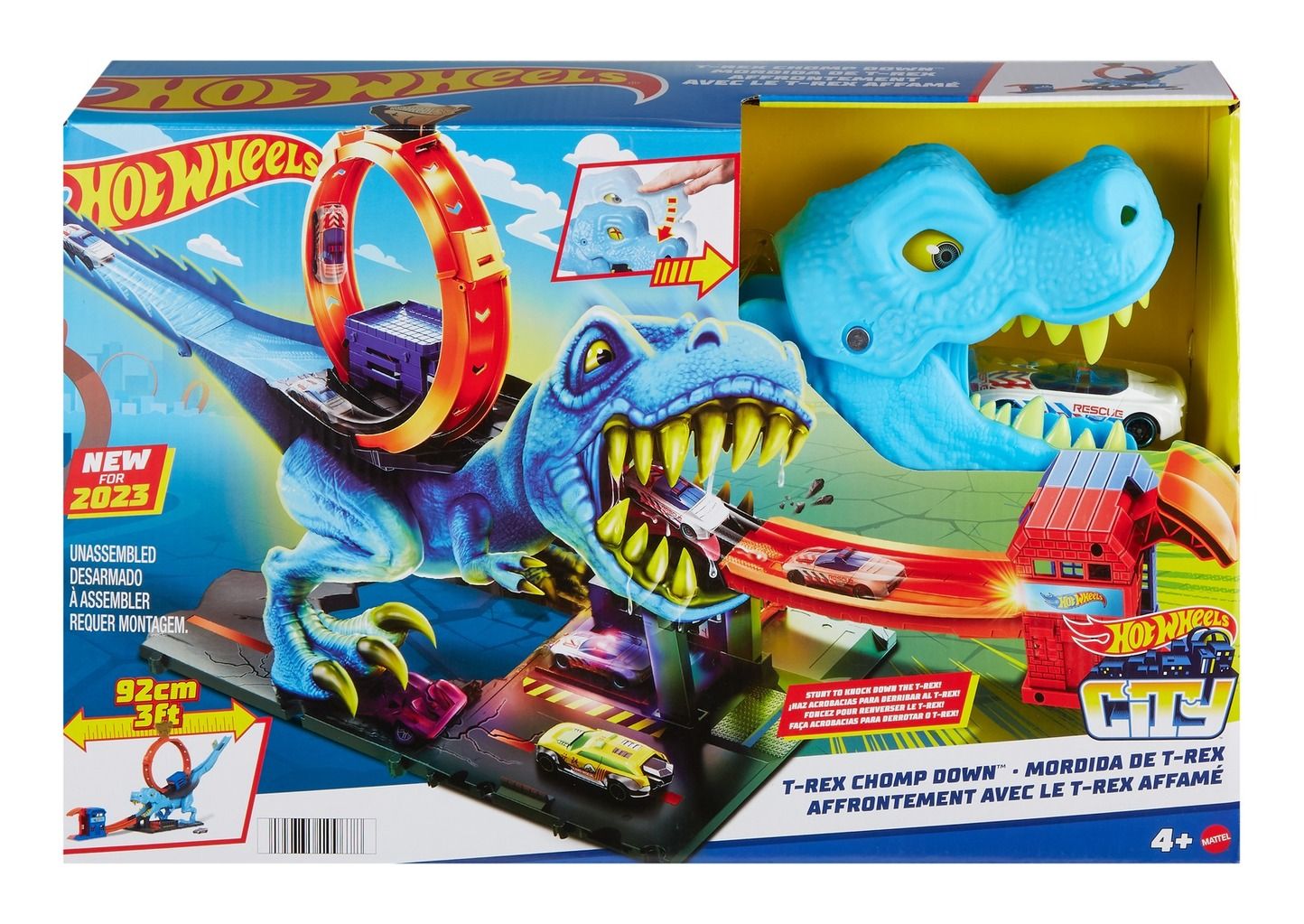 HOT WHEELS HKX42 CITY T-REX CHOMP DOWN