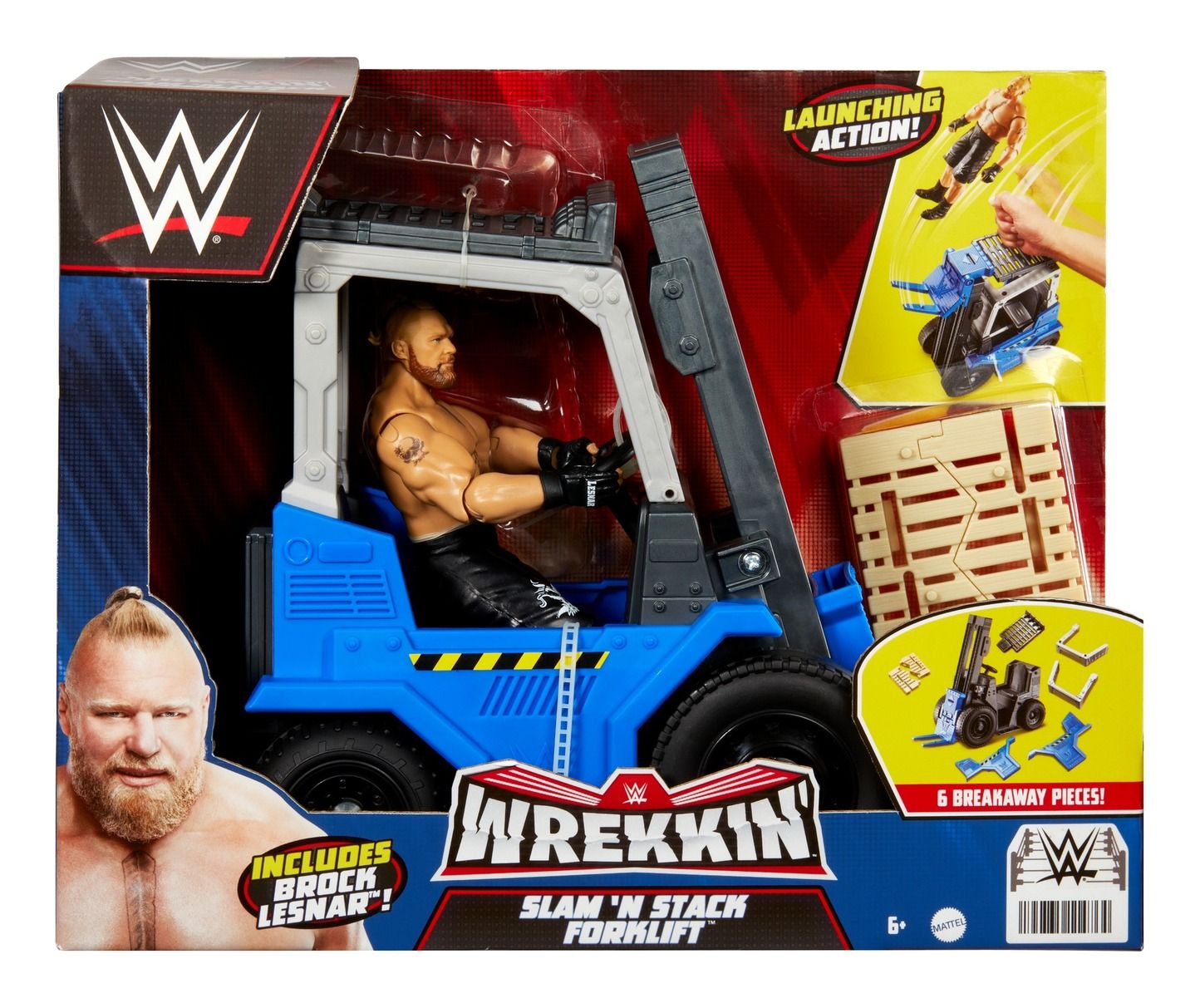 WWE HLM00 WREKKIN SLAM 'N STACK FORKLIFT