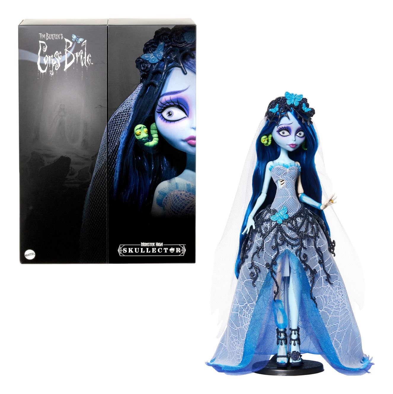 MONSTER HIGH JDR67 SKULLECTOR TIM BURTONS CORPES BRIDE DOLL