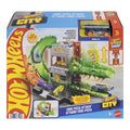 HOT WHEELS JHL93 CROC PIZZA ATTACK PLAYSET