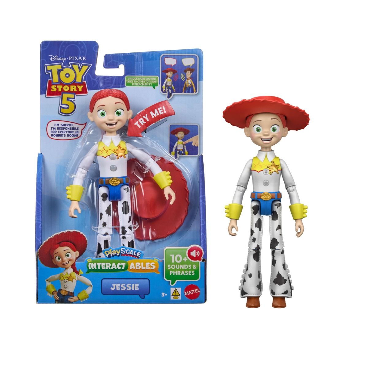 DISNEY TOY STORY JKV27 INTERACTABLES JESSIE PLAYSCALE FIGURE