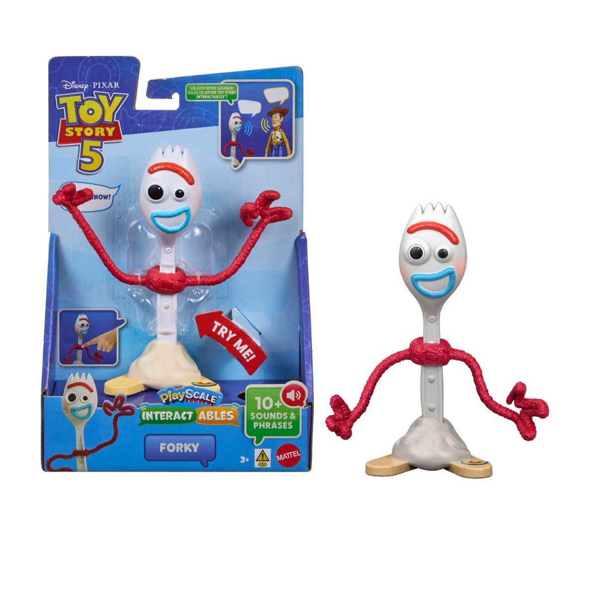 DISNEY TOY STORY JKV29 INTERACTABLES FORKY PLAYSCALE FIGURE