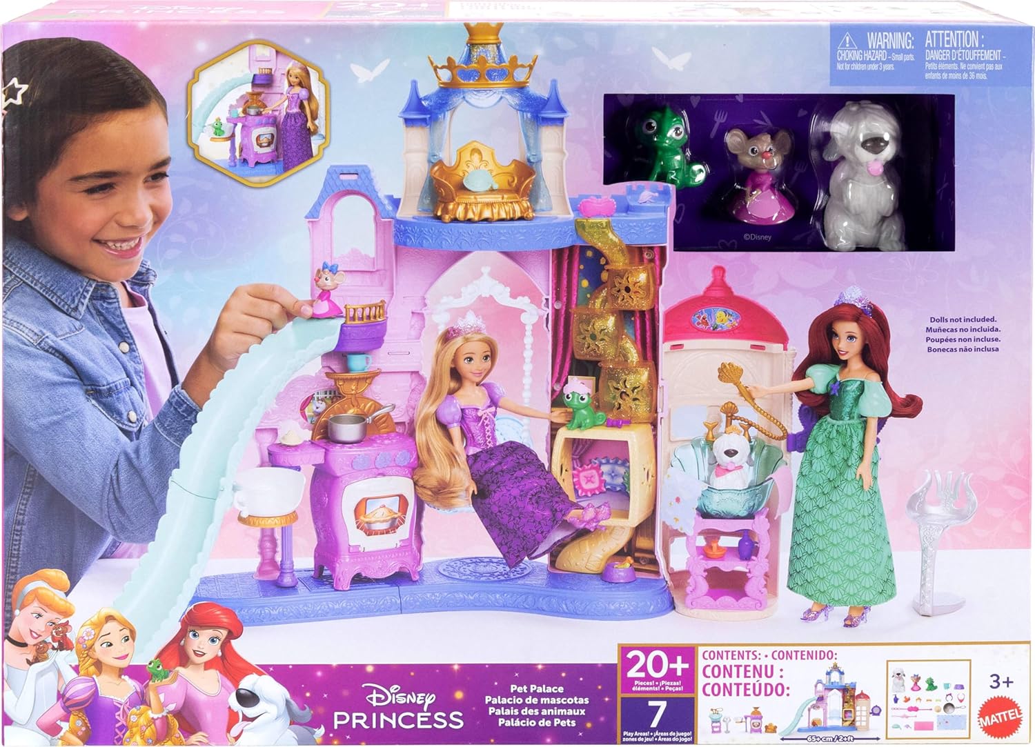 DISNEY PRINCESS JBF96 PET PALACE PLAYSET