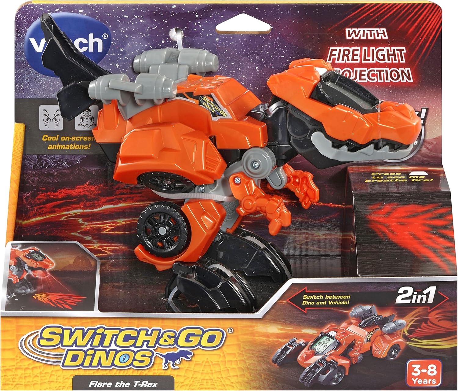 ** SALE ** VTECH 538003 SWITCH & GO DINOS FLARE THE T-REX