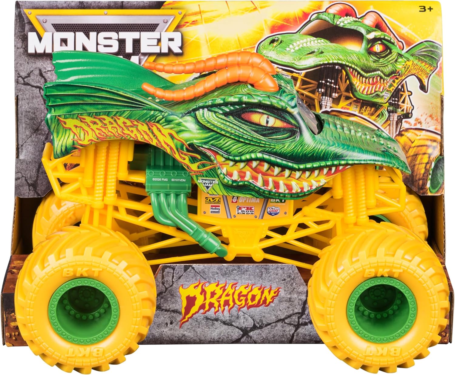 MONSTER JAM 7621 DRAGON MONSTER TRUCK 1:24TH SCALE
