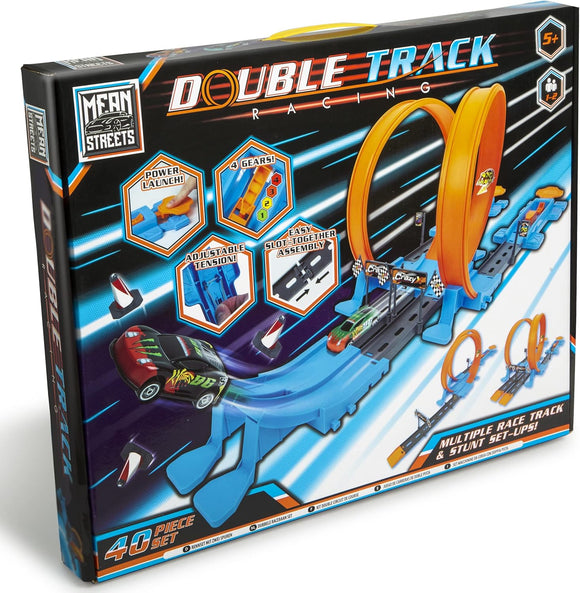 TOYMASTER MEAN STREETS DOUBLE TRACK RACING SET