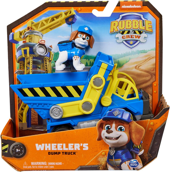 PAW PATROL RUBBLE AND CREW WHEELERS DUMP TRUCK