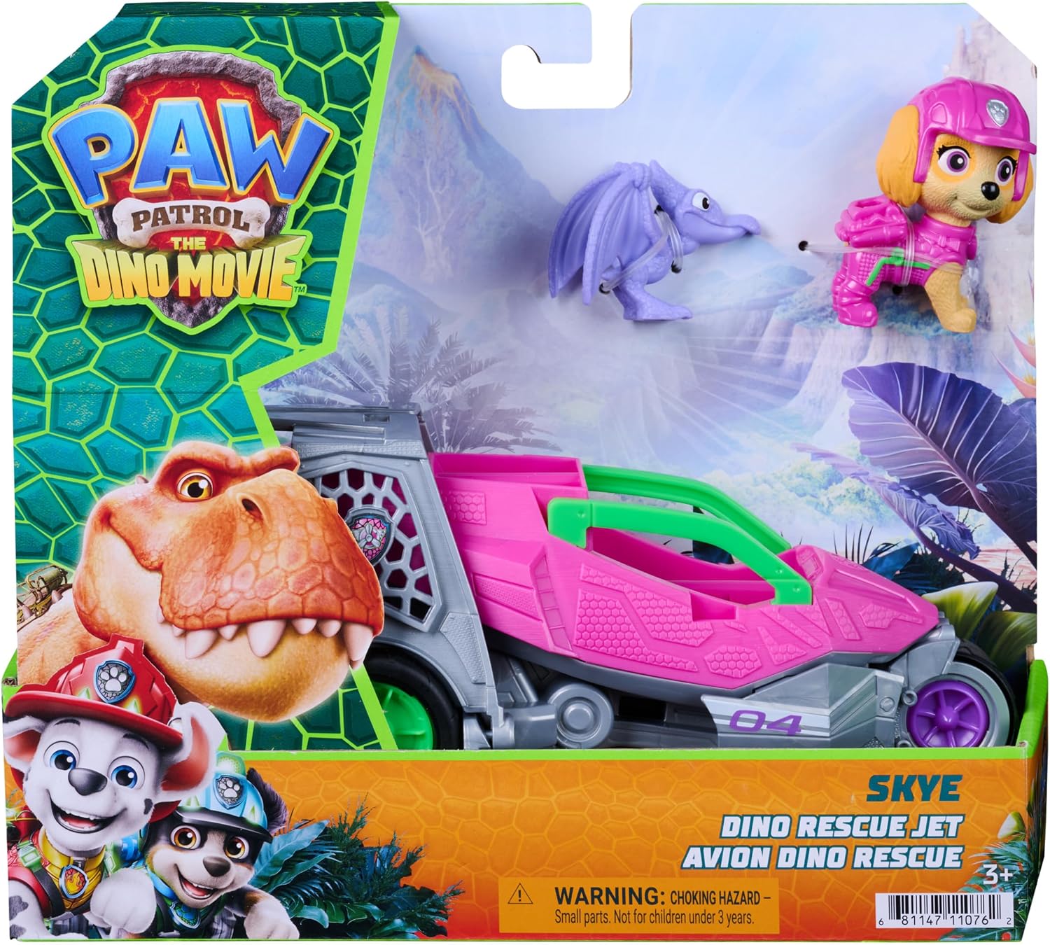 PAW PATROL DINO MOVIE 6075758 SKYE DINO RESCUE JET