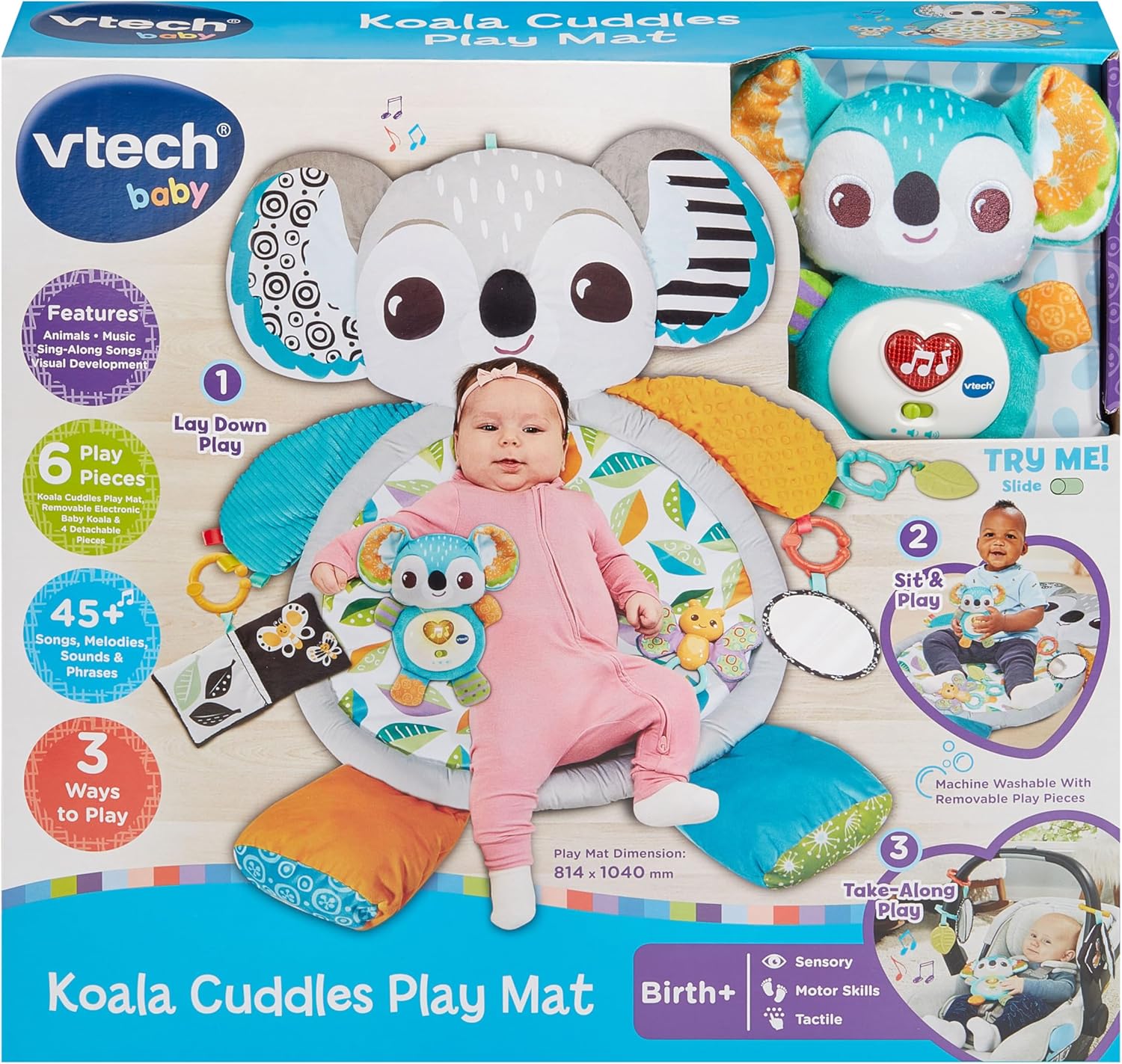 VTECH BABY 574503 KOALA CUDDLES PLAY MAT