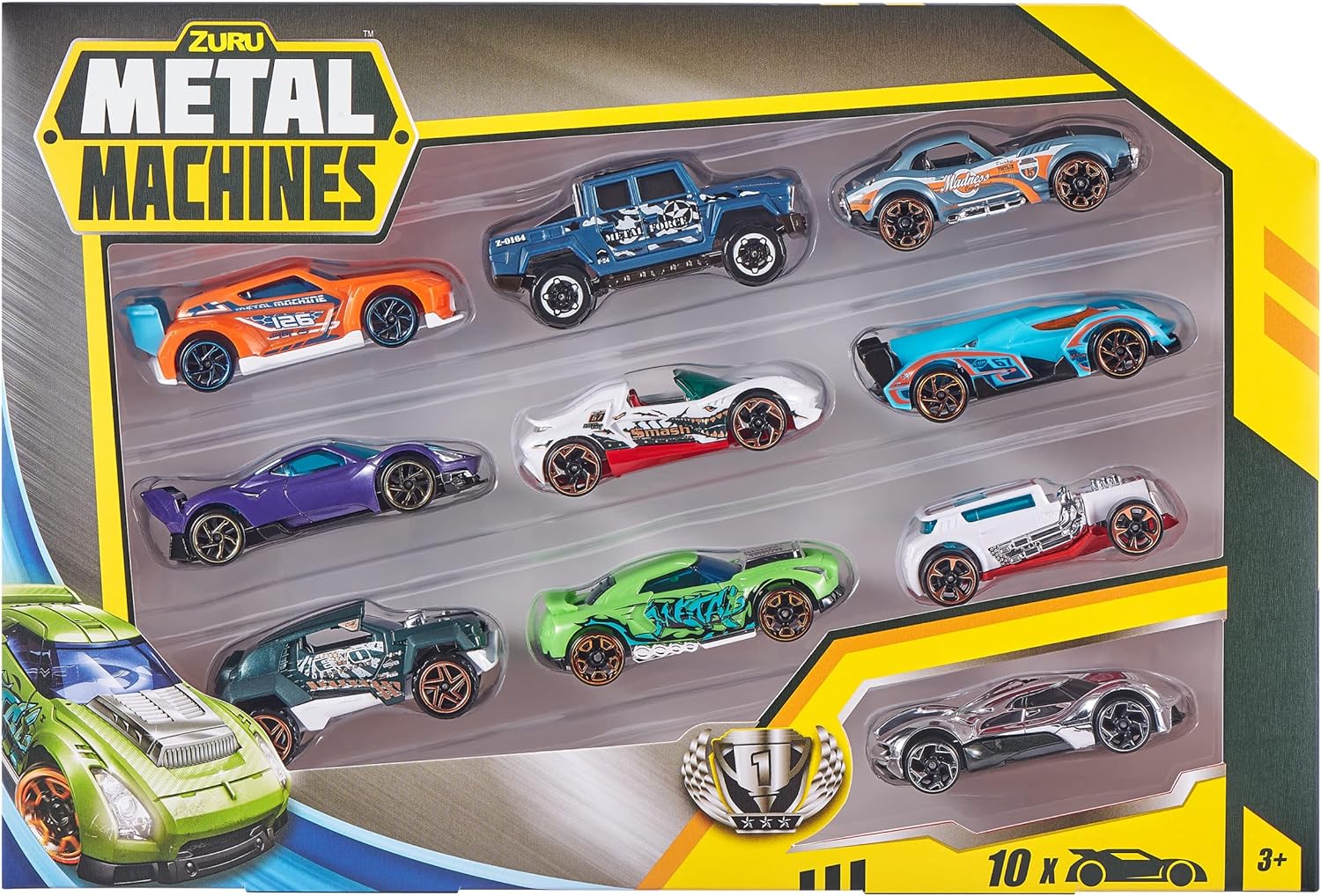 ZURU METAL MACHINES 6750 DIECAST CAR 10 PACK
