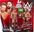 WWE JHJ64 MAIN EVENT LA KNIGHT VS SETH ROLLINS 2 FIGURE PACK