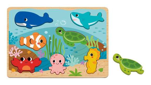 TOOKY HP028 WOODEN CHUNKY PUZZLE - MARINE
