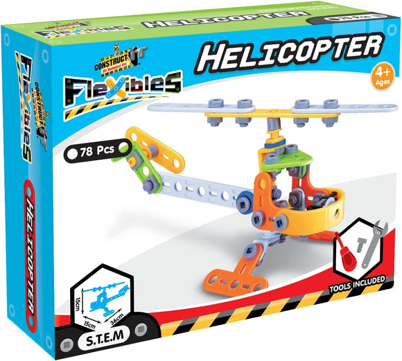 CONSTRUCT IT 10038 FLEXIBLES HELICOPTER KIT