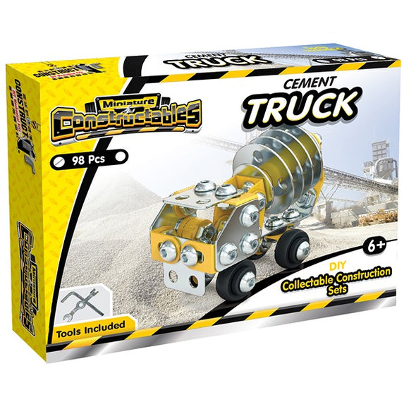 CONSTRUCT IT 10304 CEMENT TRUCK MINITURE CONSTRUCTABLES KIT