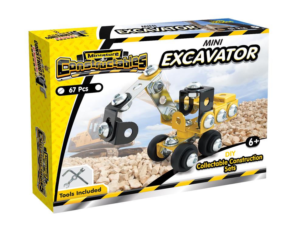 CONSTRUCT IT 10311 MINI EXCAVATOR MINITURE CONSTRUCTABLES KIT