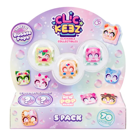 CLICKEEZ 937200 BUBBLE POPS 5 PACK