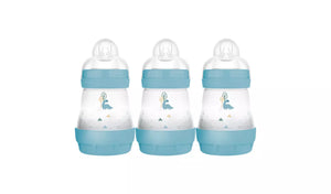 MAM Easy Start Anti Colic Bottle 0m+ 3 Pack- Blue