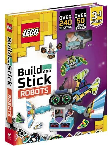 LEGO BUILD AND STICK BOOK ROBOTS