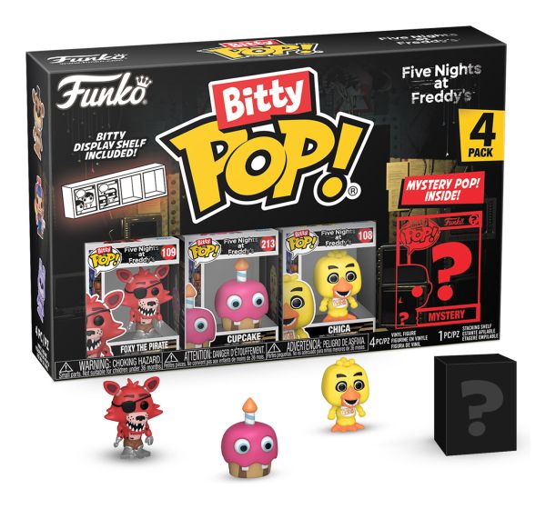 FUNKO BITTY POP! FIVE NIGHTS AT FREDDYS FOXY CUPCAKE CHICA