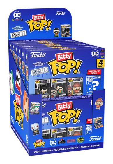 FUNKO BITTY POP! DC BATMAN - BATMAN, ROBIN, SCARECROW MYSTERY FIGURE 4 PACK