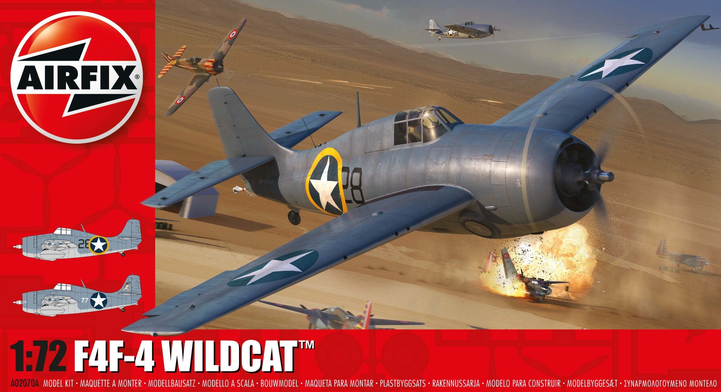 AIRFIX A02070A  F4F-4 WILDCAT  1:72 Scale