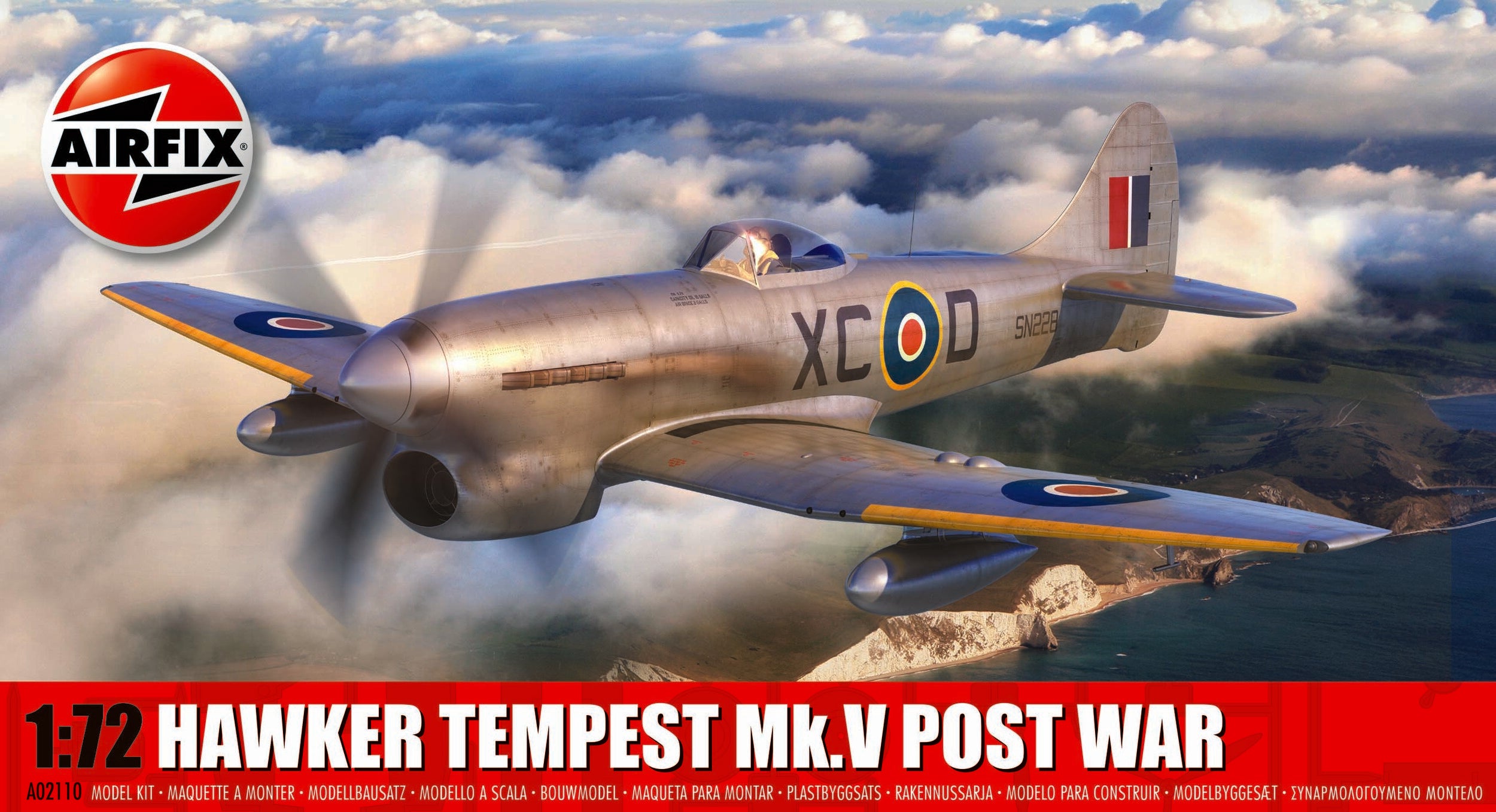 AIRFIX A02110  HAWKER TEMPEST KK.V POST WAR  1:72 Scale